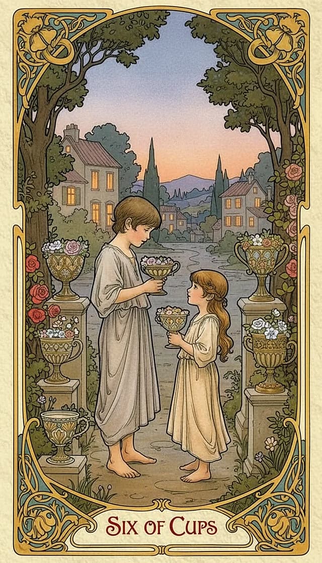 Six of Cups Upright