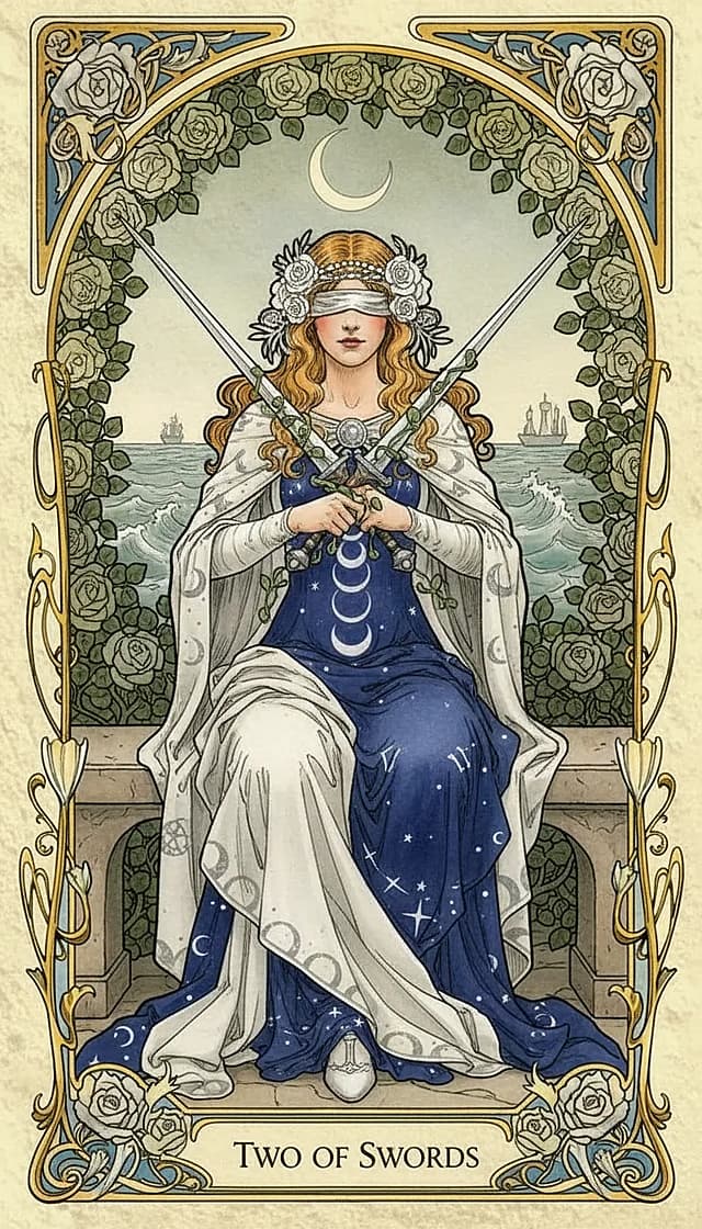 Two of Swords Upright