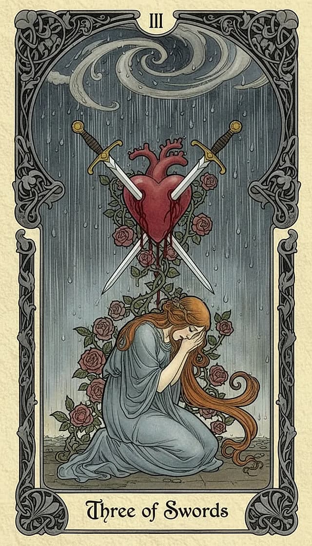 Three of Swords Upright