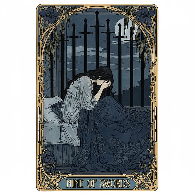 Nine of Swords Upright