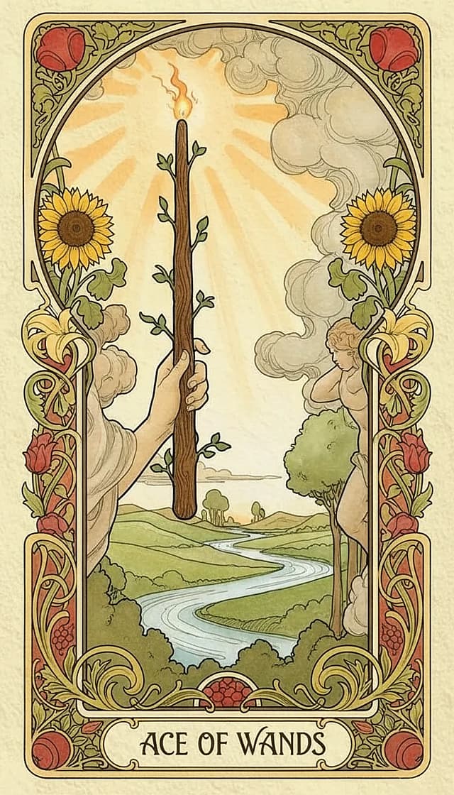 Ace of Wands Upright